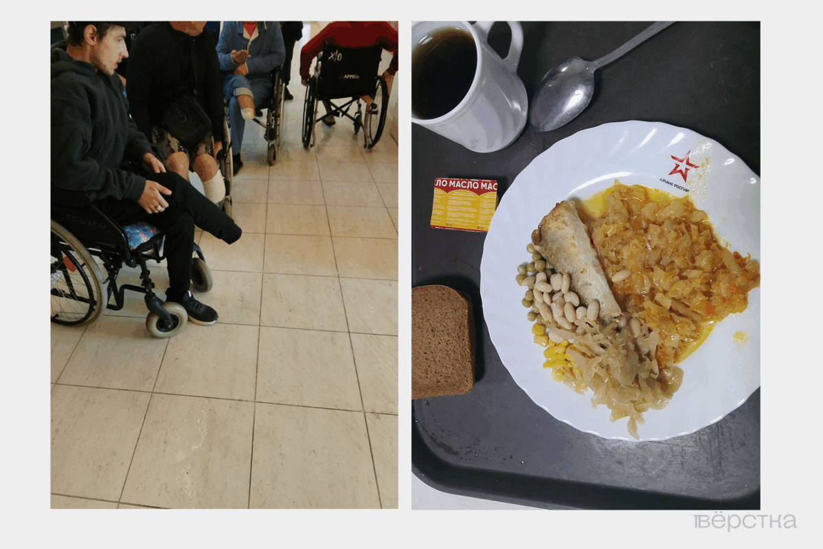 Быт самовольно оставленных часть военнослужащих, пойманных после побега