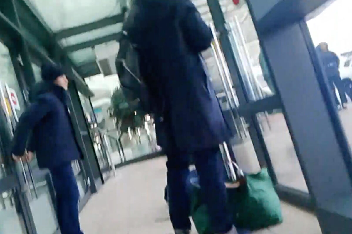 Аэропорт в Минске, зона перед выходом на посадку в самолет