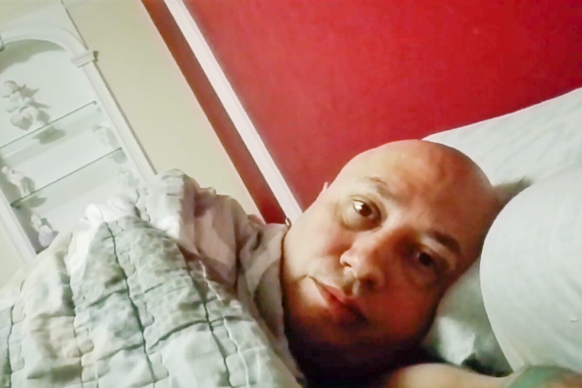 Владимир Бернгардт после нелегального перехода российско-белорусской границы