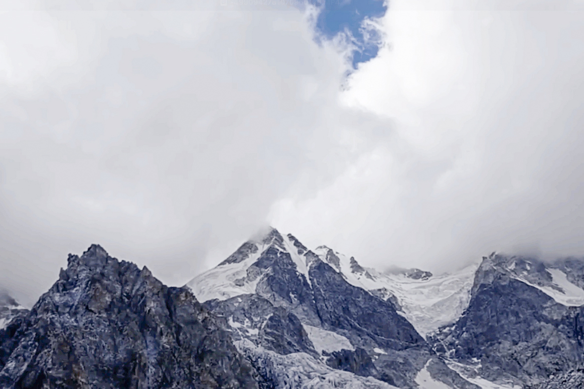 Российско-грузинская граница в горах Большого Кавказа