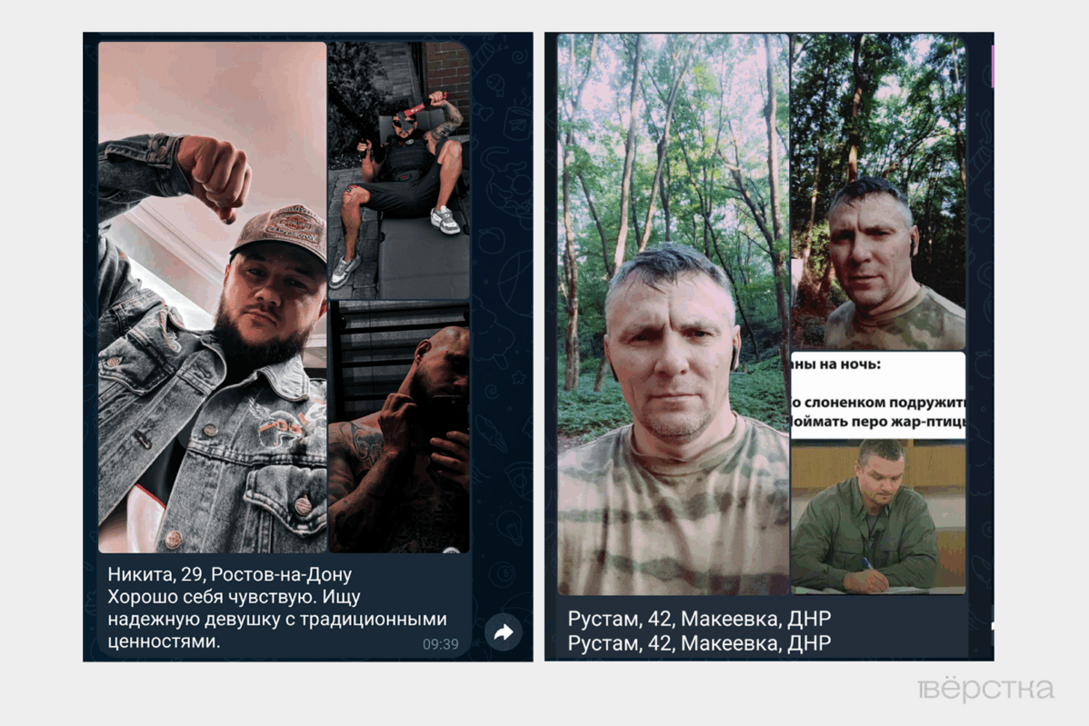 Анкета пользователя бота знакомств «Наташки и Степашки», созданного ультраправым Z-блогером Владиславом Поздняковым — консервативной альтернативы Tinder